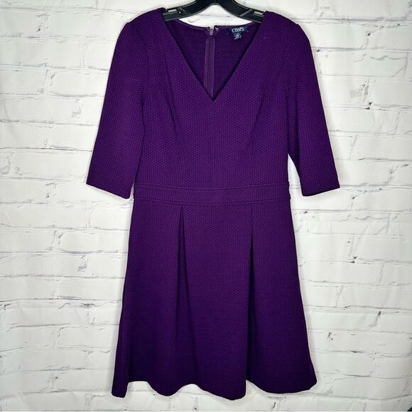 Chaps size 10 purple dress - Picture 1 of 6